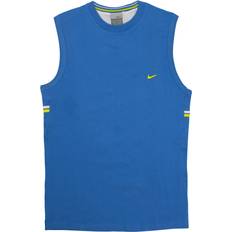 Nike Blue - Men Vests Nike Vintage Blue Mens Vest Textile