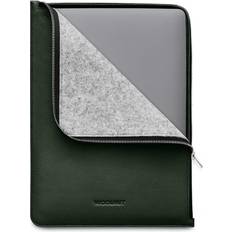 Woolnut Leather & Folio Zipper Sleeve Case Cover, MacBook Pro