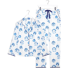 Cyberjammies Bauble Print Woven Pyjama Set - White Mix