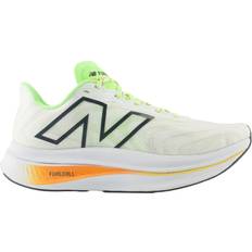 New Balance Knit Fabric Sport Shoes New Balance FuelCell SuperComp Trainer v2 M - White/Bleached Lime Glo/Hot Mango