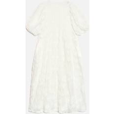 Brown - Florals - Women Dresses Sister Jane Dream Hazelnut Floral-Jacquard Midi Dress XS/UK White