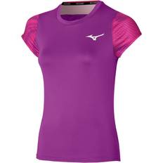 Mizuno Sportswear Garment - Women T-shirts & Tank Tops Mizuno Charge Printed T-Shirt Women violet