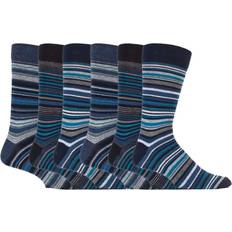 Sock Snob Colourful Striped Patterned Cotton Dress Blue 6-11