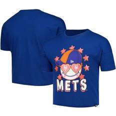 New Era T-shirts New Era Girls Youth Royal York Mets Team Half Sleeve T-Shirt