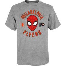 Marvel T-shirts Outerstuff Youth Heather Gray Philadelphia Flyers Mighty Spidey Marvel T-Shirt