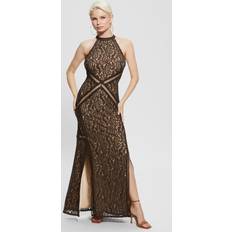 Guess Dresses Guess Lace Long Brown