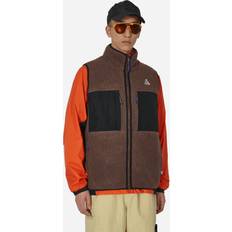 Nike Polyester Vests Nike Acg Arctic Wolf Vest Brown