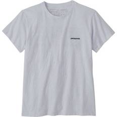 Patagonia Women T-shirts & Tank Tops Patagonia Women's P-6 Logo Responsibili-Tee - White
