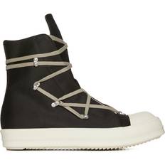 Zipper Lace Boots Rick Owens Drkshdw SS24 Lido Hexa M - Black/Pearl/Milk
