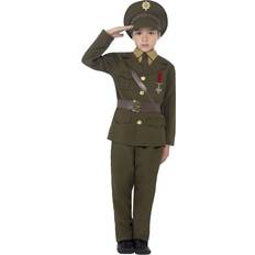 Green Fancy Dresses Fancy Dress Smiffys Kid's Army Officer Costume