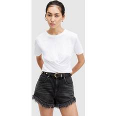 AllSaints Women T-shirts & Tank Tops AllSaints Mallinson Crossover T-Shirt, Optic White
