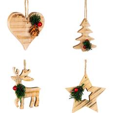 Shatchi 4PCS Set Gift Christmas Tree Ornament