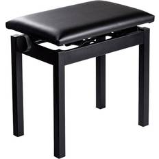 Korg PC-300 Height-Adjustable Piano Bench Black