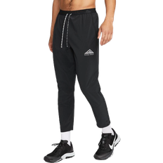Reflectors Trousers Nike Trail Dawn Range Men's Dri-FIT Running Pants - Black/White