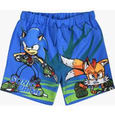 Brand Threads Kids' Sonic Prime Swim Shorts, Blue/Multi