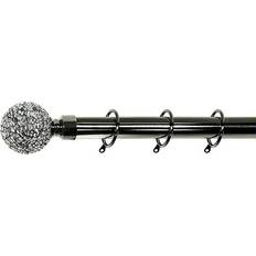 Curtain Accessories Lister Cartwright Glamour Pewter Crackle 210cm
