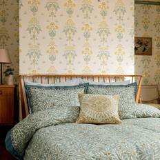 Morris & Co V&A Room Willow Duvet Cover Gold, Green (230x220cm)