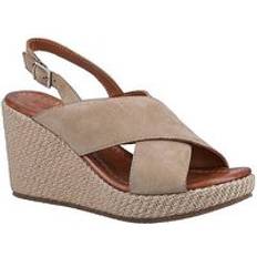 Brown Heeled Sandals Hush Puppies 'Perrie' Heeled Sandals Taupe