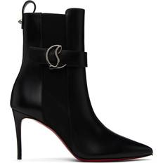 Leather Boots Christian Louboutin So CL 85 - Black