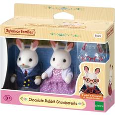 Sylvanian Families Soft Toys Sylvanian Families Chocolate Rabbit Grandparents