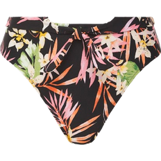 Florals - Women Clothing Freya Savanna Sunset High Waist Bikini Brief - Black