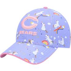 Purple Caps '47 Girls Preschool Purple Chicago Bears Unicorn Clean Up Adjustable Hat