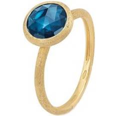 Yellow Jewellery Marco Bicego Jaipur 18ct Yellow Gold London Blue Topaz Ring