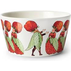 Red Dessert Bowls Design House Stockholm Elsa Beskow The Strawberry Family Dessert Bowl 13cm 0.5L
