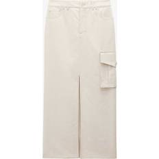 Filippa K Women Clothing Filippa K Long cargo skirt off-white
