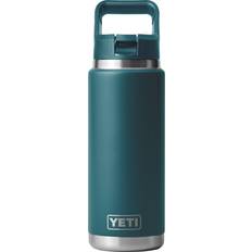 Yeti Water Containers Yeti Rambler 26 Oz Water Bottle with Color-Matched Straw Cap Agave Teal