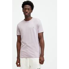 AllSaints Men T-shirts & Tank Tops AllSaints Mens Sugared Lilac Tonic Crewneck Cotton-jersey T-shirt