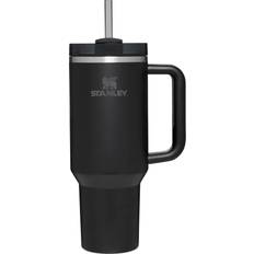 Stainless Steel Travel Mugs Stanley The Quencher H2.0 FlowState Black Travel Mug 118.3cl