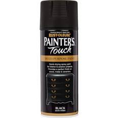 Rust-Oleum Painter's Touch Spray Paint Satin Black 400ml