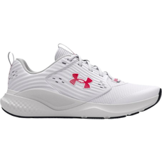 Men - White Gym & Training Shoes Under Armour UA Commit 4 M - White/Distant Gray/Red