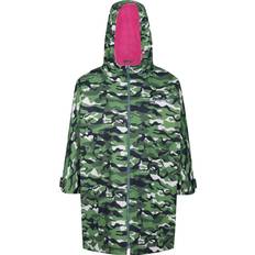 Down jackets - Windproof Regatta Junior's Changing Robe - Cactus Camouflage (RKW289_WKQ)