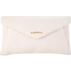 Textile Clutches Carvela Megan Envelope Clutch Bag - Bone