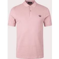 Shirts Fred Perry Mens Plain Shirt Colour: T89 Dusty Rose Pink/Black