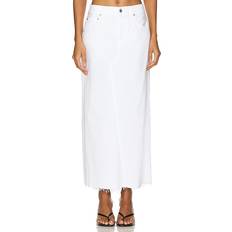 Citizens of Humanity Circolo Reworked Maxi Skirt in White Cannoli