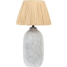 Beliani MATILDE Gray /Natural Table Lamp 56cm