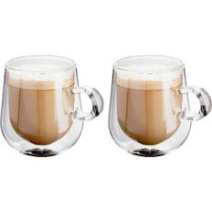 With Handles Glasses Judge Double Walled Latte Glass 27.5cl 2pcs
