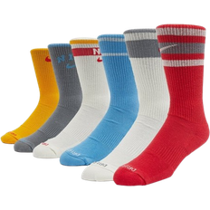 Men - Multicoloured Socks Nike Everyday Plus Cushioned Crew Socks 6-Pack - Multicolour