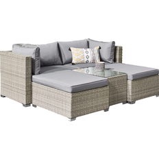Garden & Outdoor Furniture Outdoor Essentials Avalon Outdoor Lounge Set, 1 Table incl. 2 Sofas