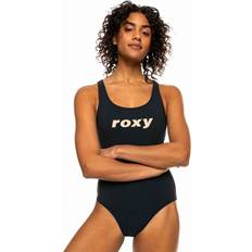 XL Swimsuits Roxy Women's Womens Active One Piece Swimming Costume Black/Grey