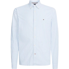 Organic - Organic Fabric Shirts Tommy Hilfiger 1985 Collection Flex Striped Shirt - Copenhagen Blue/White