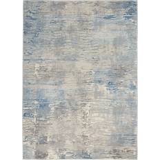 Nourison Solace Designer Print Blue, Grey, White 244x305cm