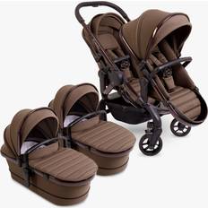 ICandy Sibling Strollers - Swivel/Fixed Pushchairs iCandy Peach 7 Twin Pram