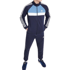 Adidas Cotton Jumpsuits & Overalls adidas Men's Badge of Sport Color Block Fleece Tracksuit - Blue
