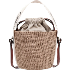 Drawstring Handbags Chloé Small Woody Bucket Bag - Beige