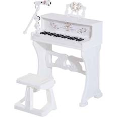 Musical Toys Homcom 37 Keys Kids Piano Mini Electronic Keyboard