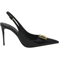 Buckle Heels & Pumps Dolce & Gabbana Polished Calfskin - Black